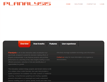 Tablet Screenshot of planalysis.com